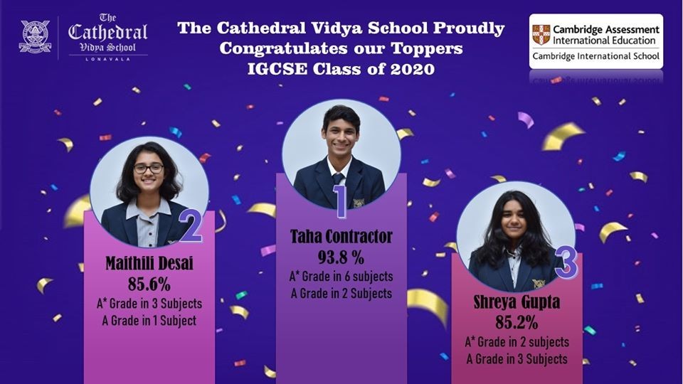 Cambridge IGCSE Results at IGCSE Residential Schools in Pune