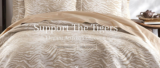Get 50% off on “Support the Tigers” Collection from Anna Sova Luxury Organics