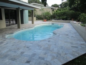Silver Tumbled Paver Travertine Paver From Stone-Mart