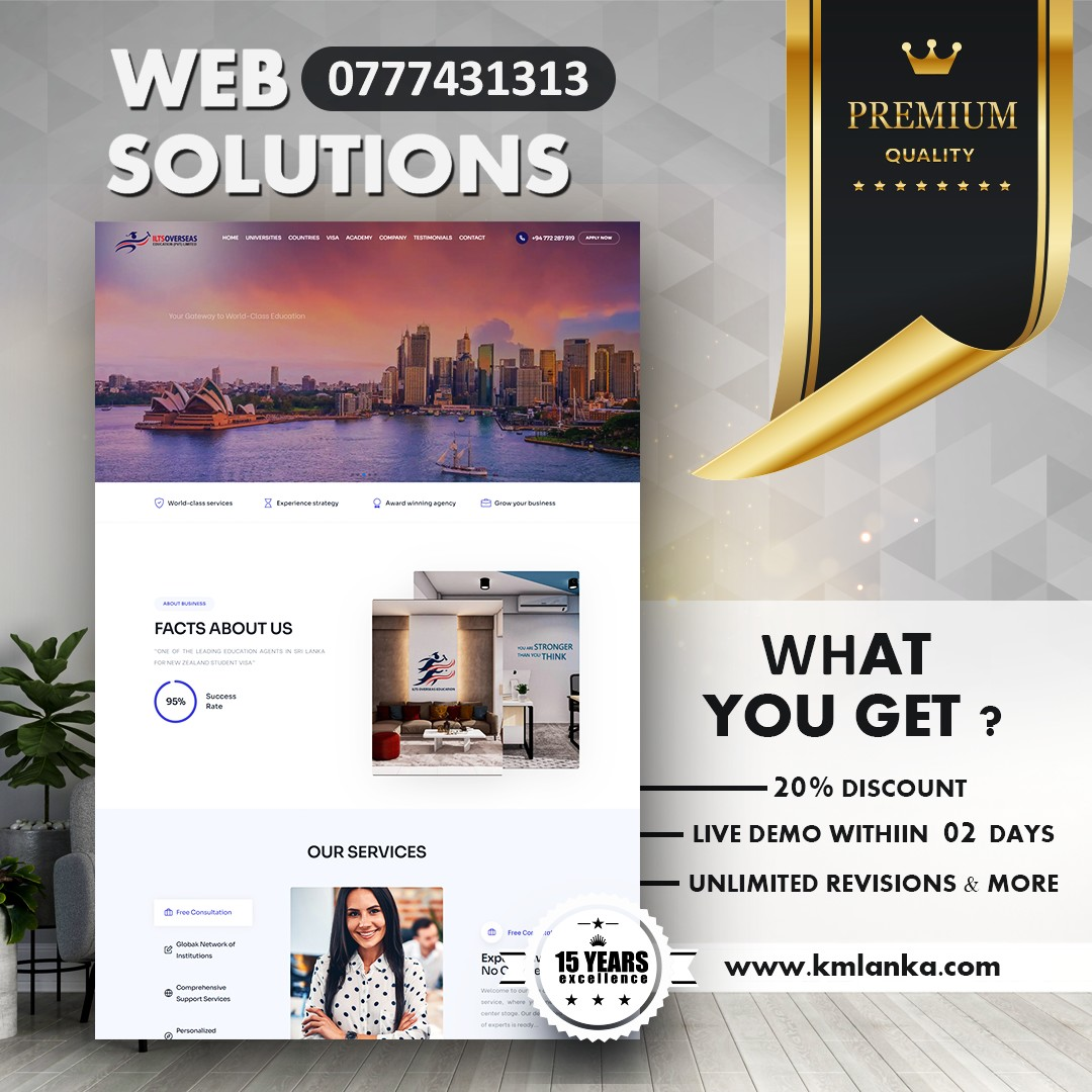 Premium web solution - Lifetime free update 