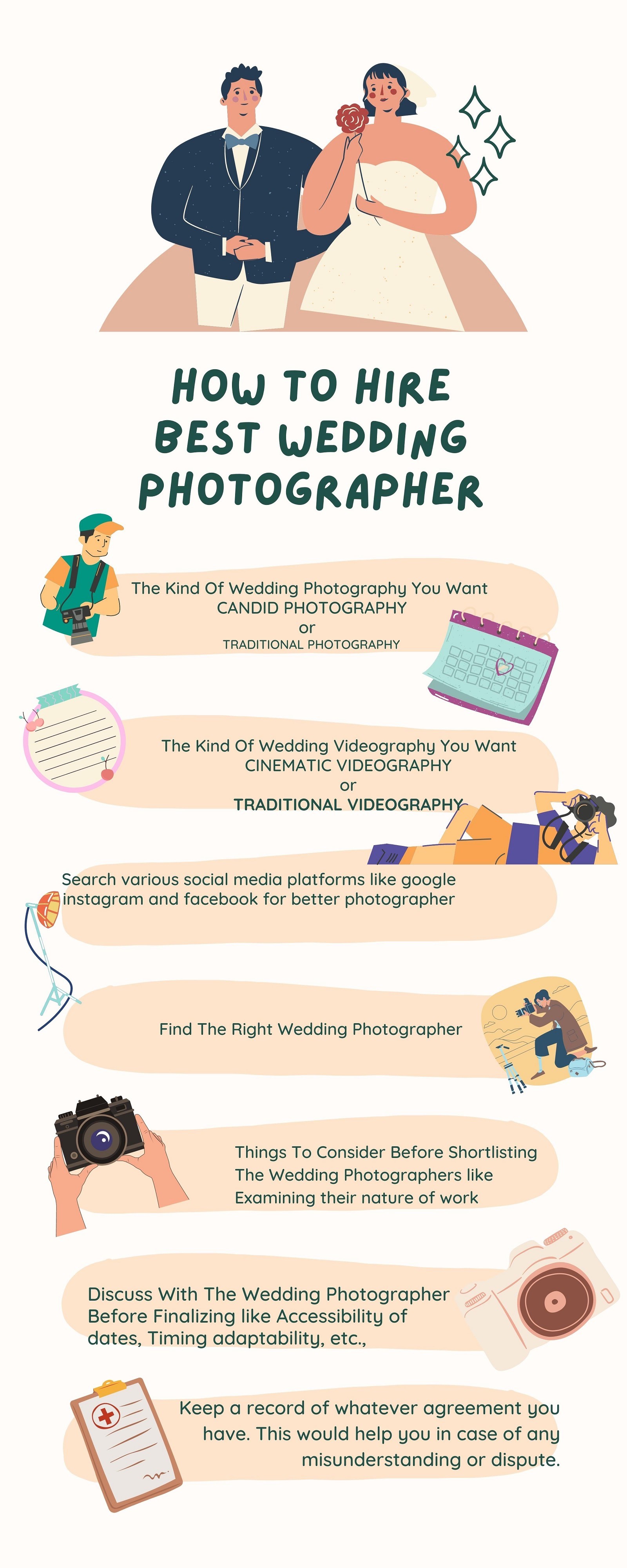 How to hire best wedding photographer