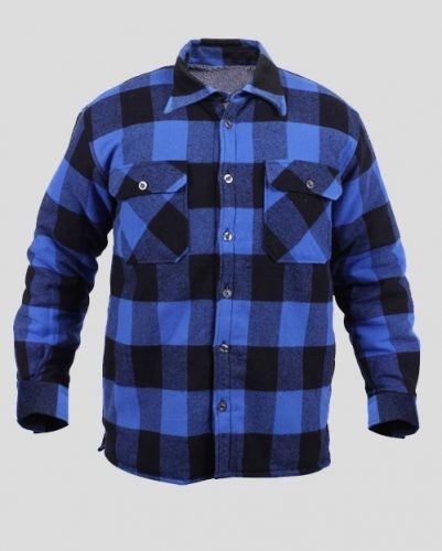 Black and Blue Flannel Shirts Wholesale
