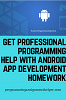 Android App programming Assignment Help