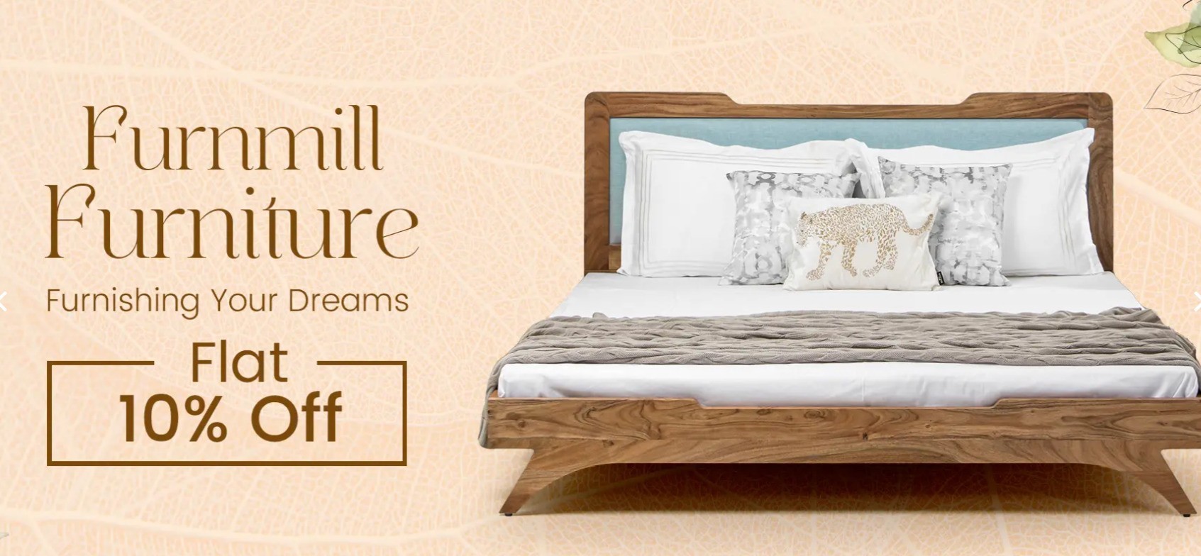 Shop for Furniture on Flat 10% Sale at Furnmill