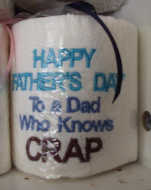 Embroidered Toilet Paper