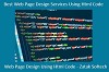 Best Web Page Design Services Using Html Code – Zatak Softech