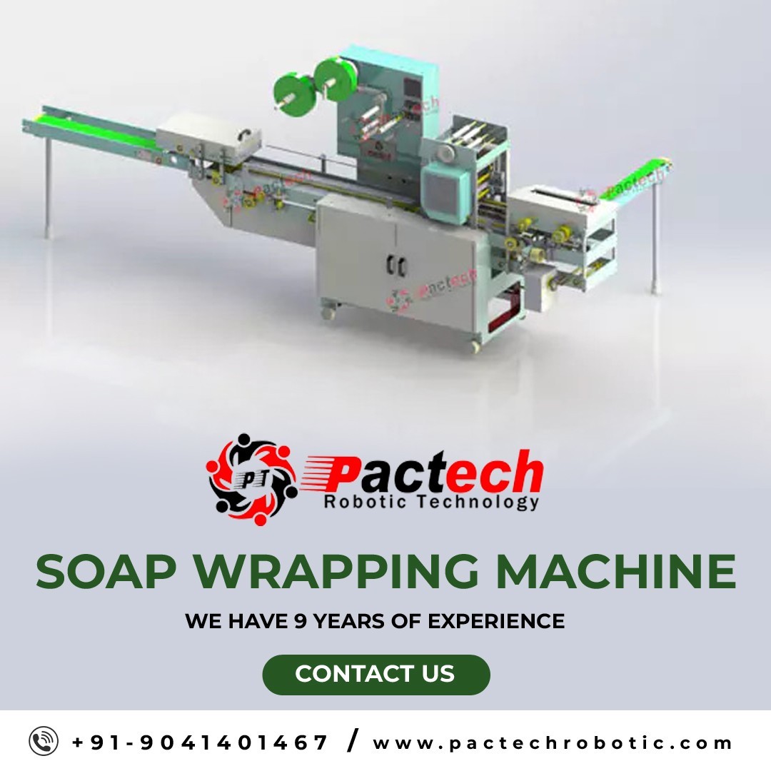Soap Wrapping Machine - Pactech Robotic Technology