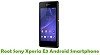 Sony Xperia E3 Android Smartphone Rooting