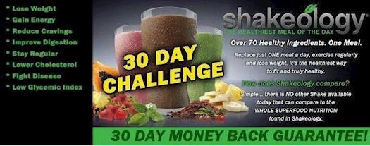 30 day shakeology challenge