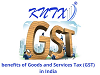 The main benefits of the tax on goods and services (GST) in India