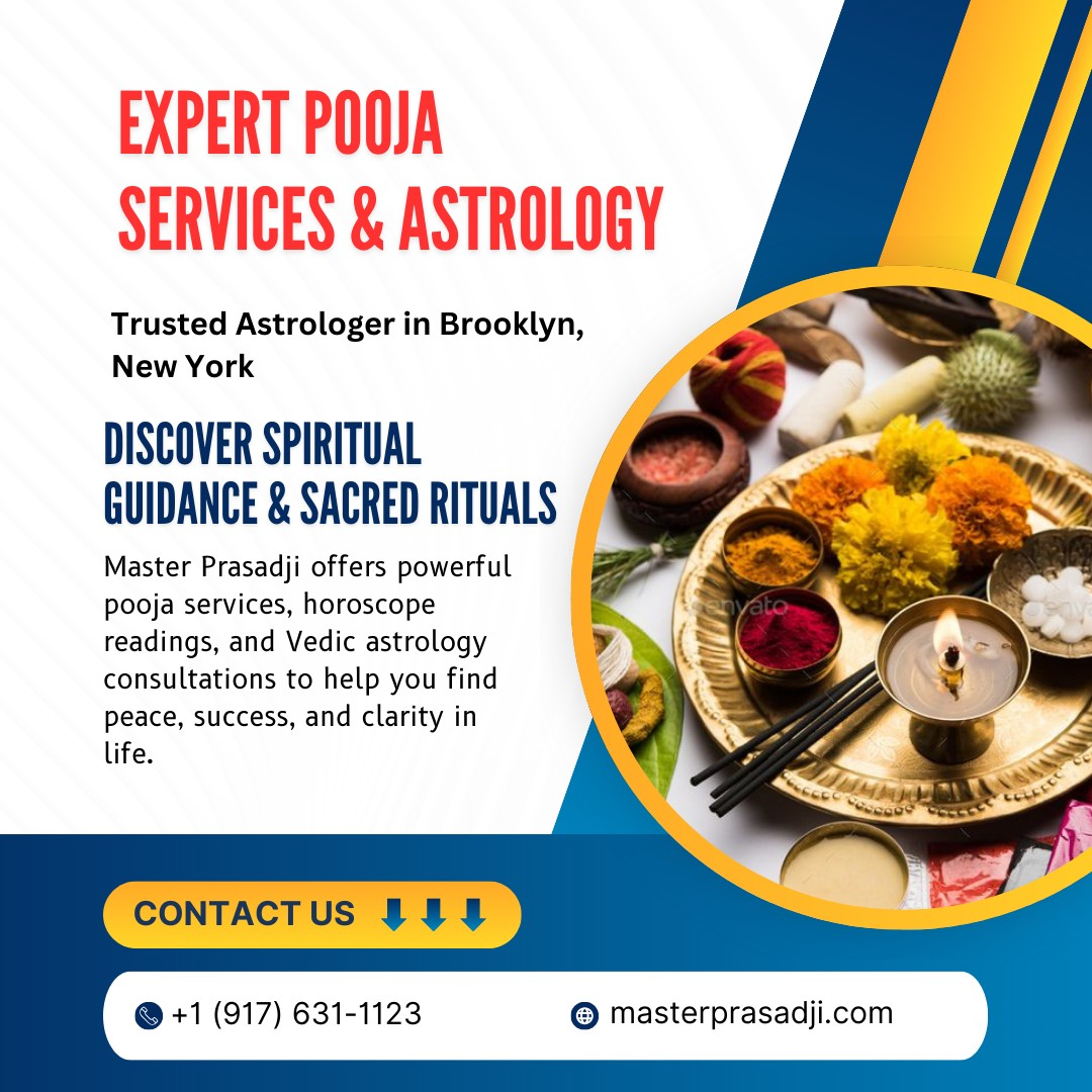 Master Prasadji – Renowned Astrologer & Pooja Specialist in Brooklyn, New York