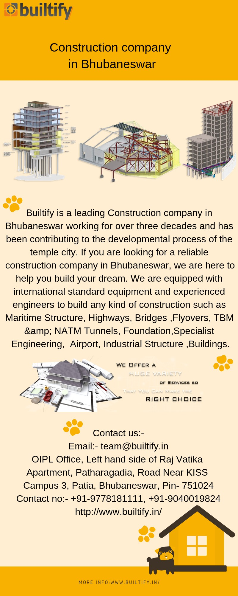 Construction company in Bhubaneswar