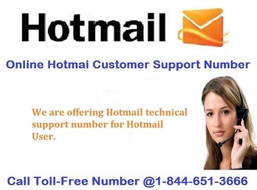 Online Hotmail Customer Support Toll-Free Number at 1-844-651-3666