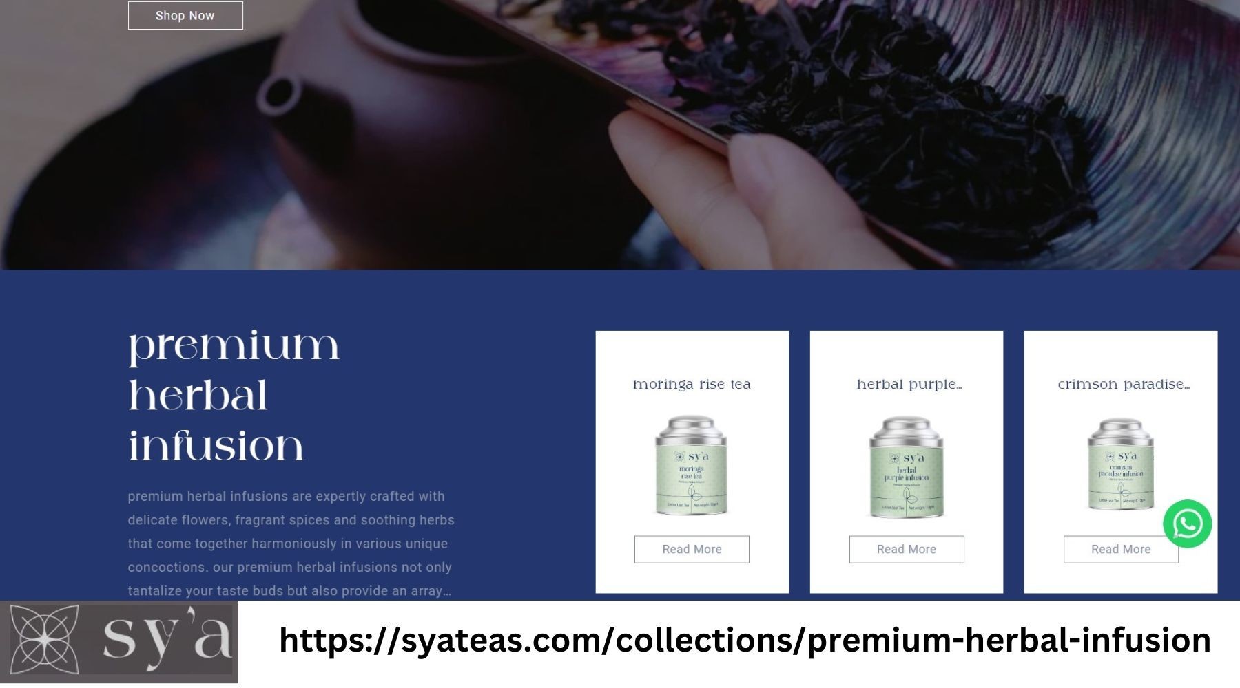 premium herbal infusions collection