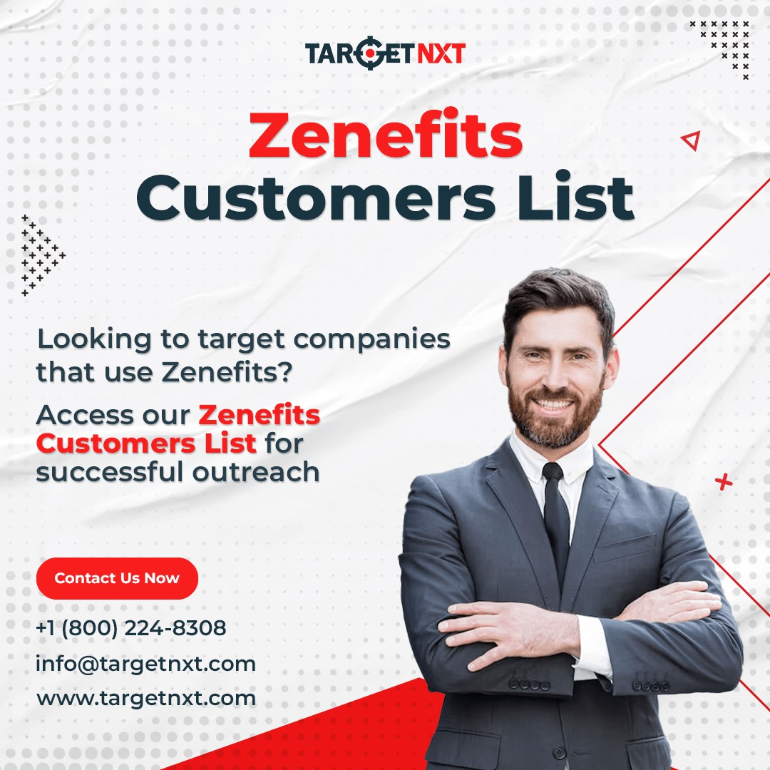 Reach global Zenefits customers by accessing our Zenefits customers list