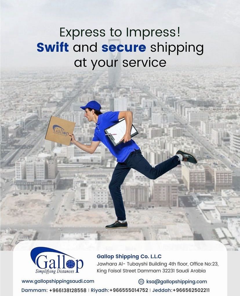 Gallop Shipping: Elevating Expectations as the Best Door-to-Door Delivery Service in Saudi Arabia! 