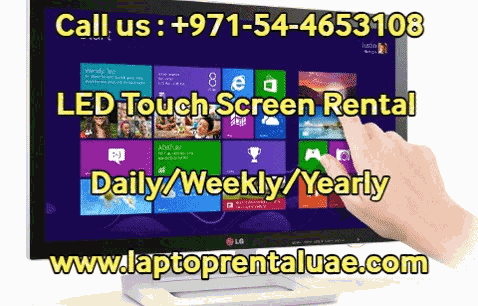 Lease Interactive Touch Screen Rental Dubai, UAE
