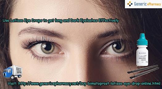 Buy Latisse Eye Drops Bimatoprost to have long and Dark Eyelashes Instantly