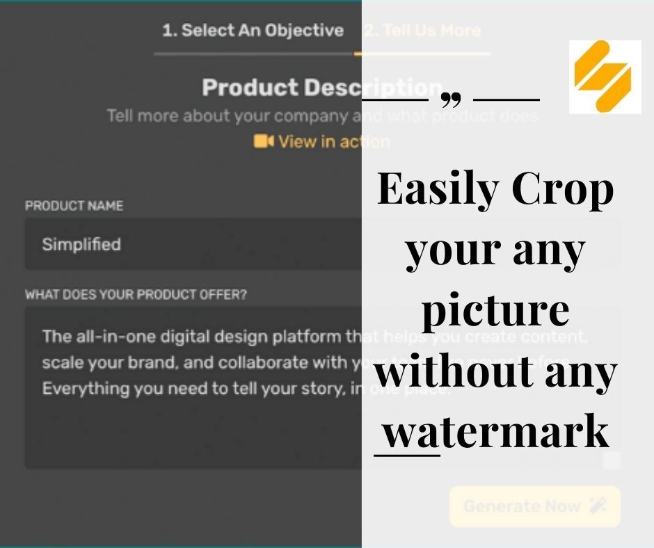 Easily Crop your any picture without any watermark