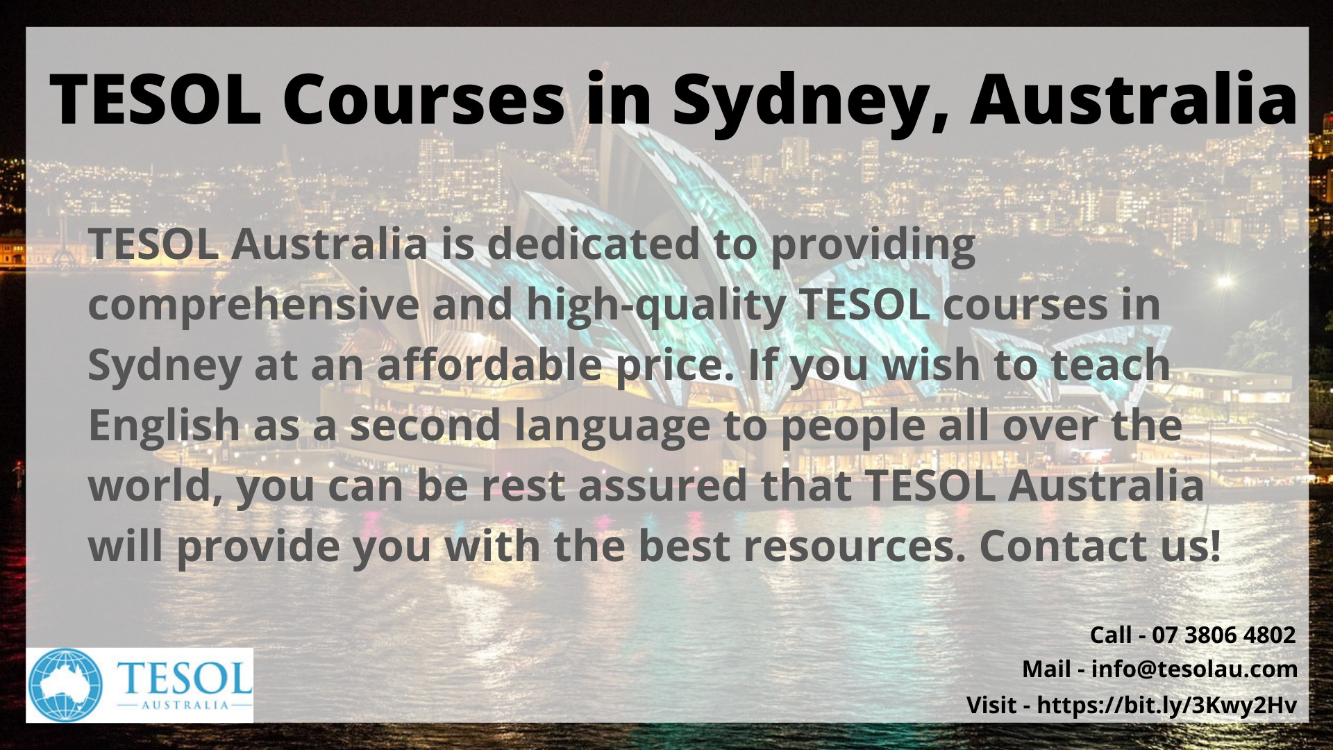 TESOL Courses in Sydney, Australia