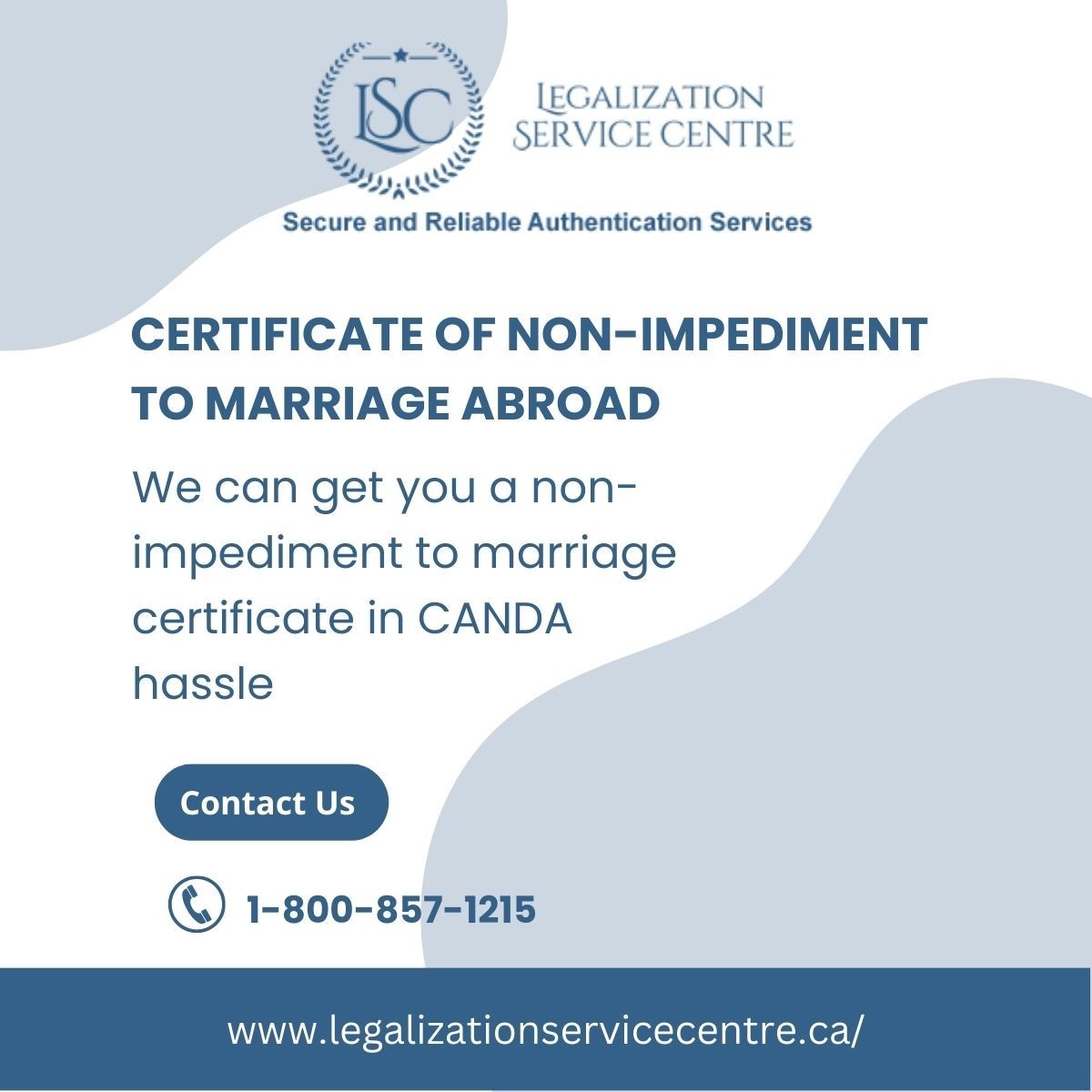 CERTIFICATE OF NON-IMPEDIMENT TO MARRIAGE ABROAD