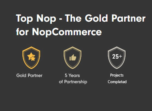 Top Nop - Authorized Gold Partner for NopCommerce