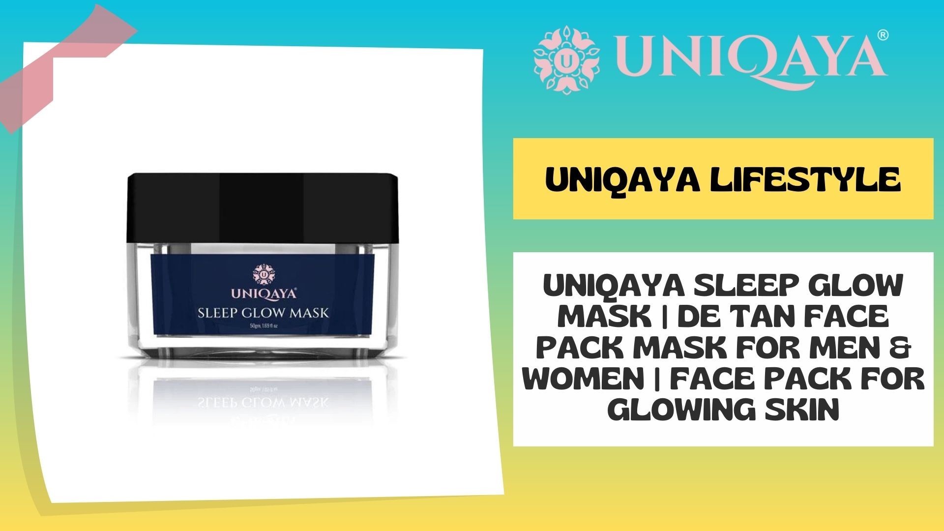 UniQaya Sleep Glow Mask