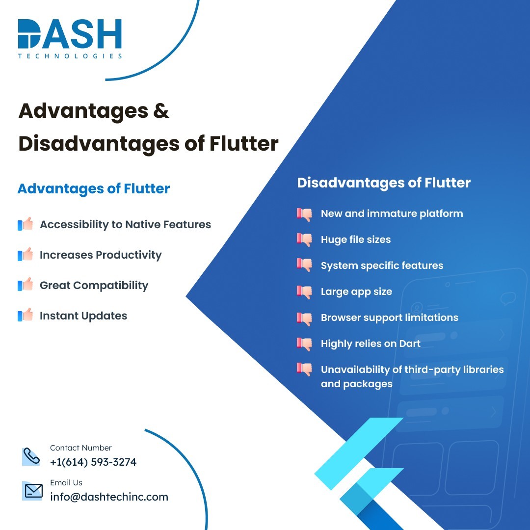 advantages and disadvantages of flutter