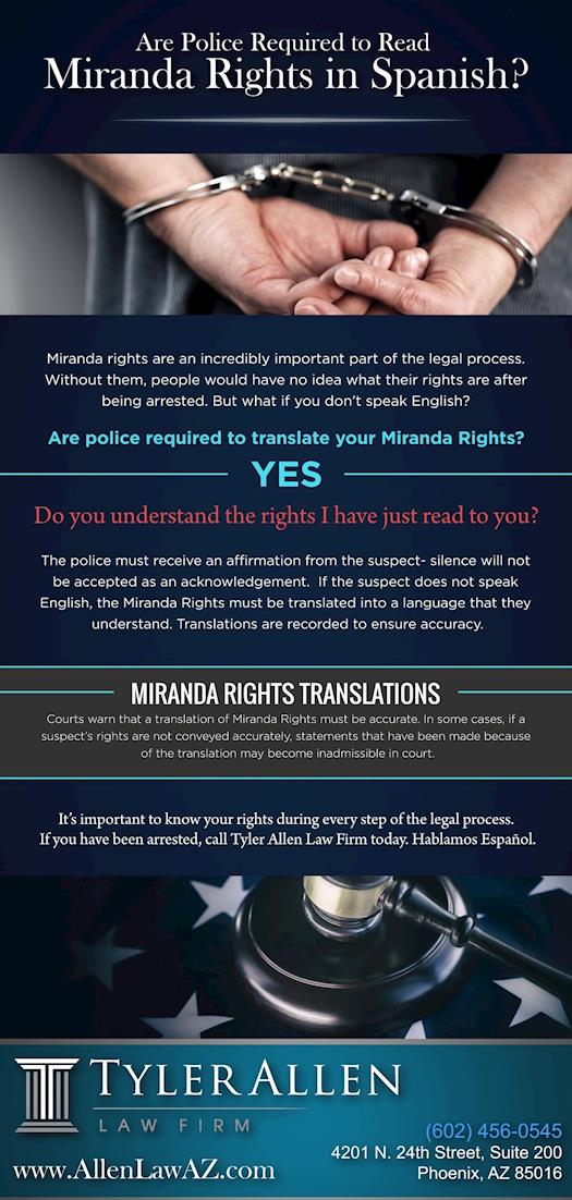 Are Police Required to Read Miranda Rights in Spanish?