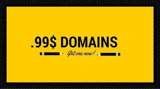 Godaddy 99 cent domain coupon