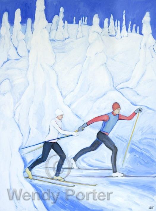 Ski Poster & Prints - ''Nordic Trails''