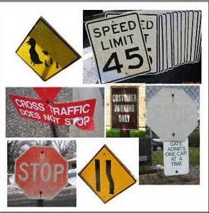 Parking Lot Signs