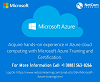 Acquire hands-on experience in Microsoft Azure with Official Microsoft Azure Training and certificat