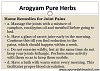 Arogyam Pure Herbs Tips For Joint Pains