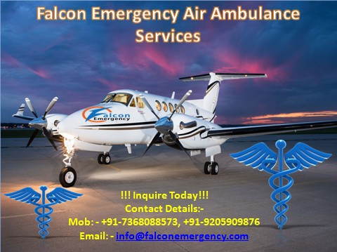 Falcon Emergency Air Ambulance Services in Bangalore