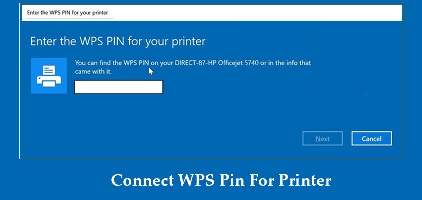 find WPS Pin HP Printer