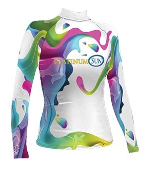 Rainbow Women Rash Guard