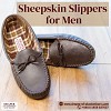 Cosy Sheepskin Slippers Mens UK