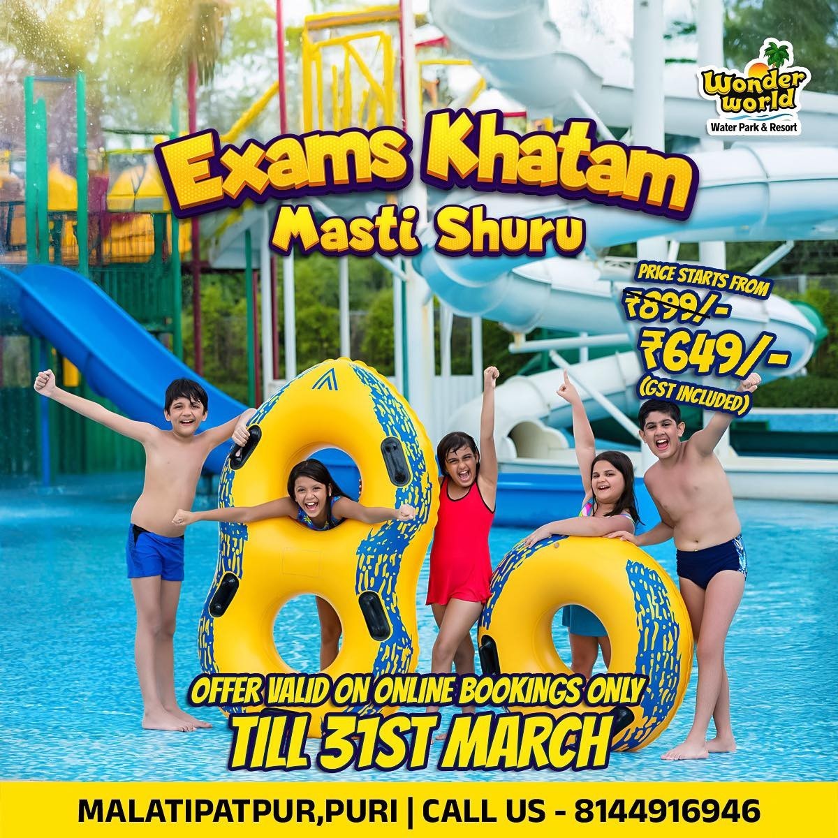 Best Water park in Puri - Wonderworld Waterpark