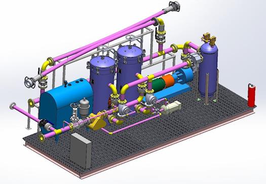 3D Pipe Model - Piping Design Engineering and P&ID Drafting