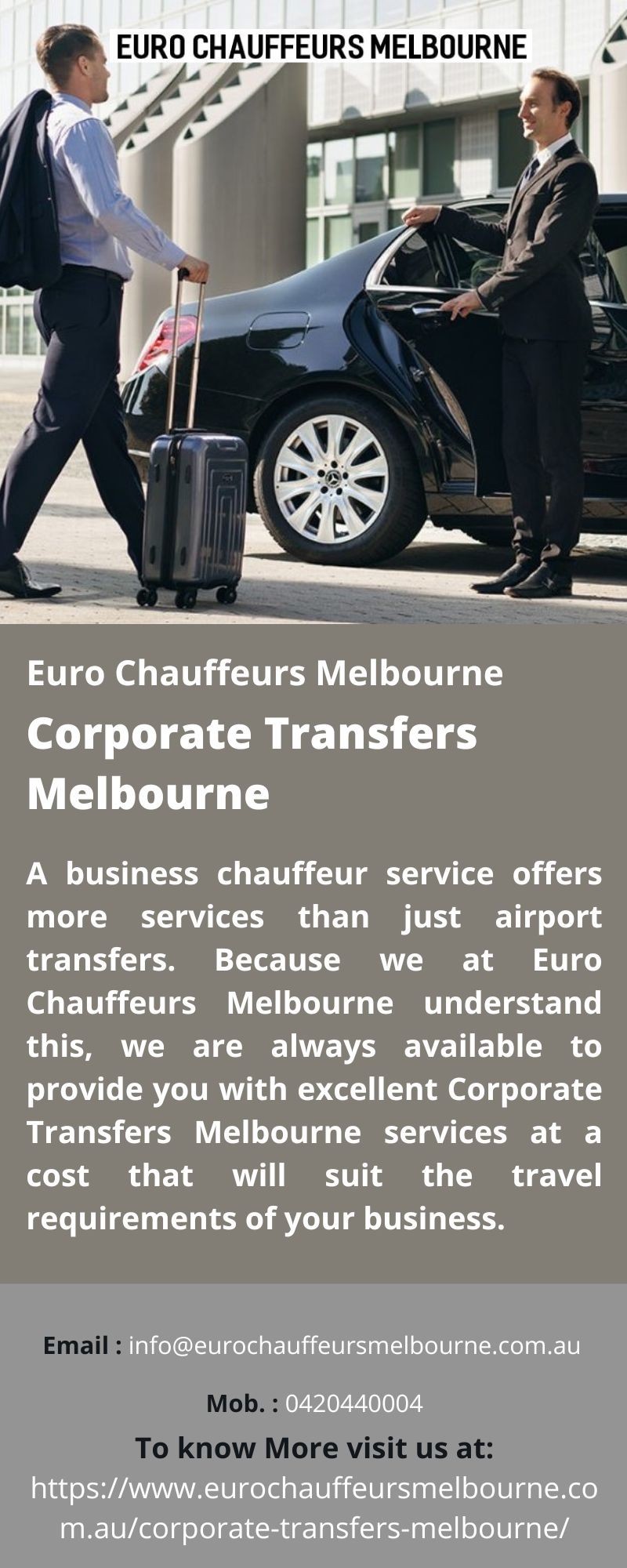 Corporate Transfers Melbourne