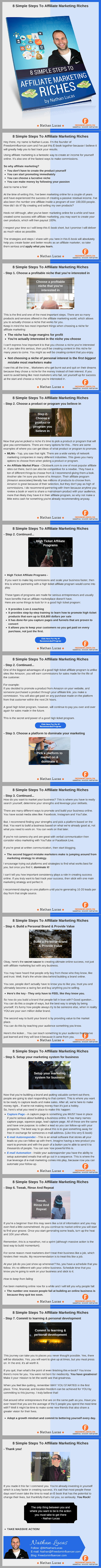How to become rich with affiliate marketing in 8 simple steps