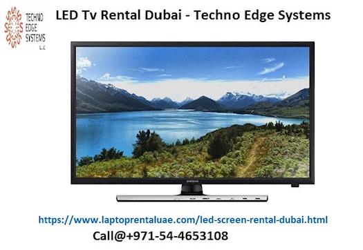 LED TV Rental Dubai - Techno Edge Systems