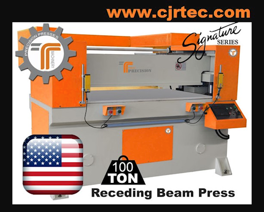 100 Ton Receding Beam Press