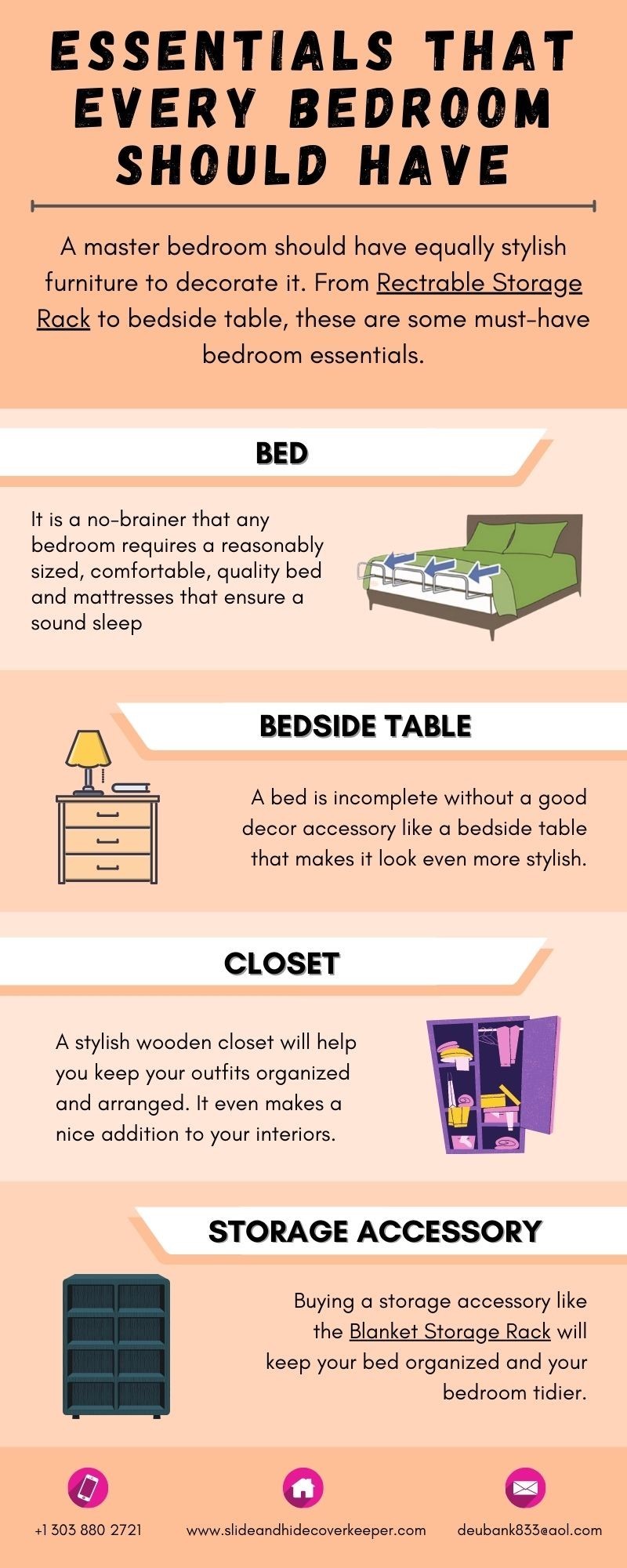 Essentials that Every Bedroom Should have