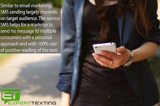 Similar to email marketing, SMS sending largely depends on target audience 