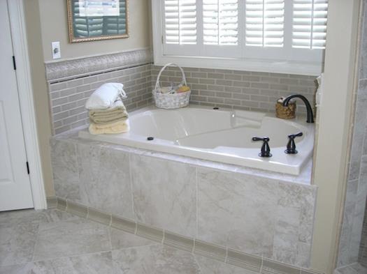 Exact Tile Inc - Residential - Tiled Tub Surround