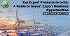The Top Export Products In India: A Guide Import Export Business Opportunities