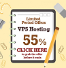55% offer VPS Hosting Plans 