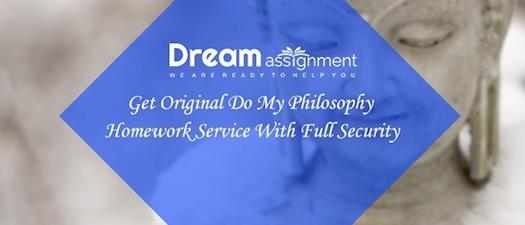 Get Original Do My Philosophy Homework Service with Full Security